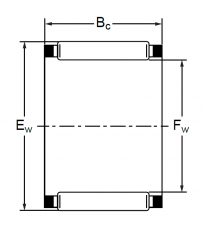 Подшипник Серия K и KT (подшипники без колец) Подшипник K 19x23x13 (KT) по выгодным ценам Магадан
