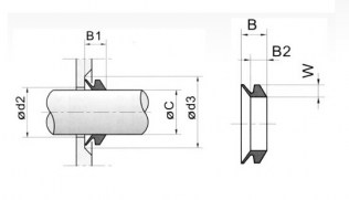 Подшипник Манжеты V – образные Манжета 190 VS (171x178x20.5) по выгодным ценам Магадан